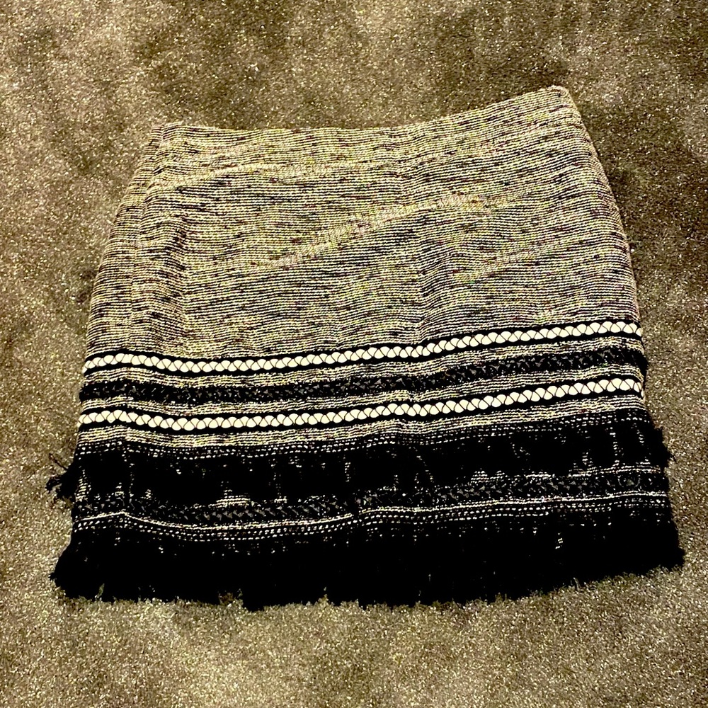 H&M fringe skirt